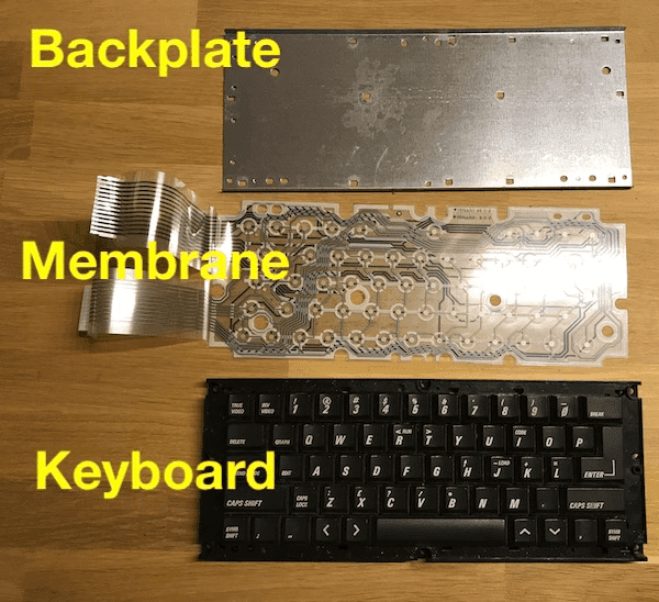 Spare ZX Spectrum 128 +2B keyboard