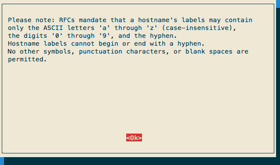 Hostname naming rules