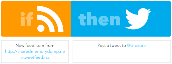 IFTTT recipe