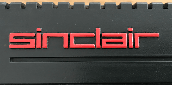 Cleaned and repainted SINCLAIR logo